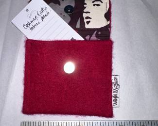 Cashmere and Cotton Fabric Pouch $6.00