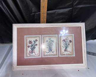 Flower Frint Framed $8.00