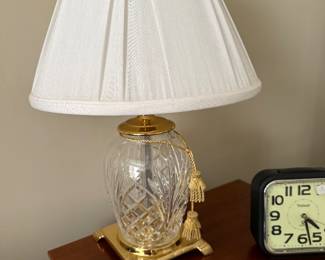 There are 2 of these beautiful Waterford crystal lamps.