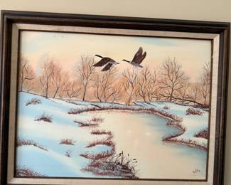 Original oil on canvas by Patay