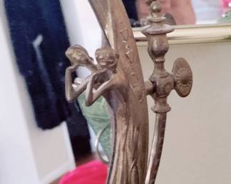 VINTAGE ART DECO CENTURY TABLE MIRROR
