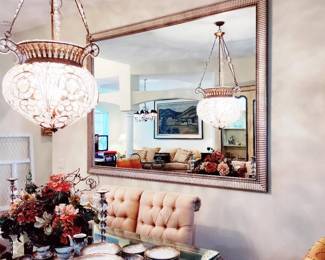 large Mirror  87" x  66 1/2"