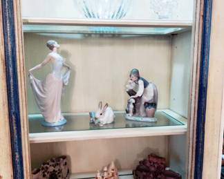 VINTAGE LLADRO, ANTIQUE CHINESE INKPOTS