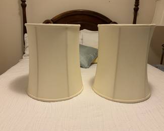 2 high-end larger lamp shades, traditional. Excellent condition.