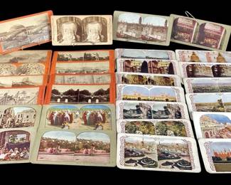 ANMC790 Antique Stereoview Stereoscope Cards 29 cards total featuring different scenery