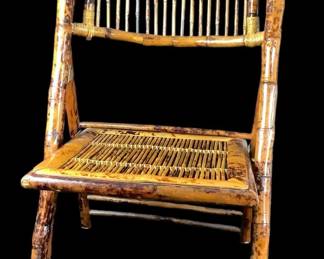KEKU301 Bamboo Folding Chair Nice bamboo folding chair, has a glossy finish.