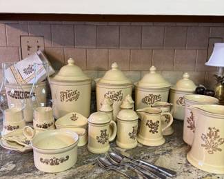 Vintage Pfaltzgraf "Village" serving and miscellaneous. pieces