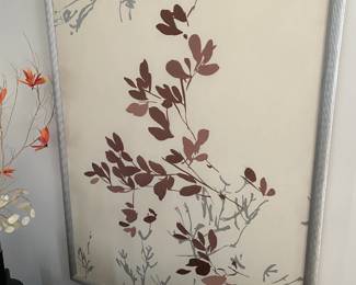 Embroidered Flower / Framed $ 120.00