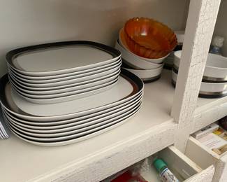 Sango / Quadrille Dish Set - 44 Pcs $ 146.00