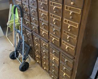 60 Drawer Card Catalogue Cabinet $ 380.00