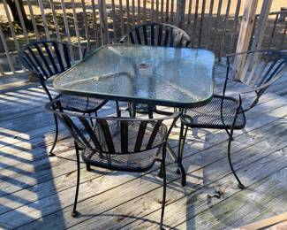 Outdoor Table / 4 Chairs $ 98.00
