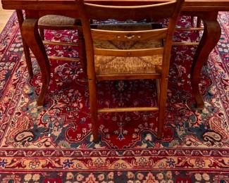 Breakfast room area rug