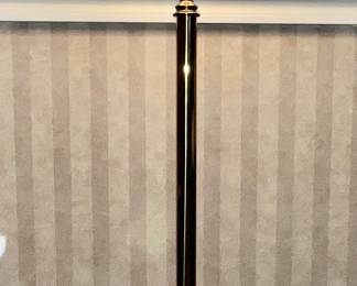 Alternate view of brass floor lamp