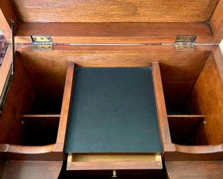 Top view of silver chest