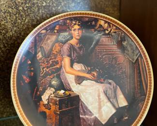 Rockwell decorative plate by Knowles
