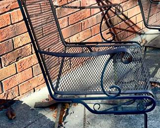 Alternate view of patio armchair rocker