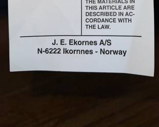 Maker's label