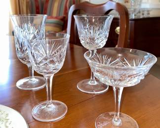 Gorham crystal goblets