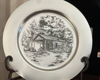 Darrell Koons pewter plate