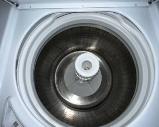 Interior view of washer