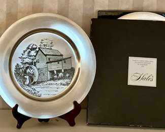 Darrell Koons pewter plate