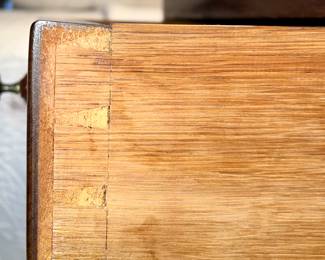 View of cabinet drawer construction