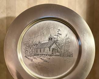 Darrell Koons pewter plate
