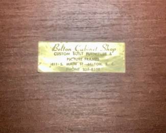 Maker's label