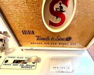 Alternate/detail view of Singer sewing machine