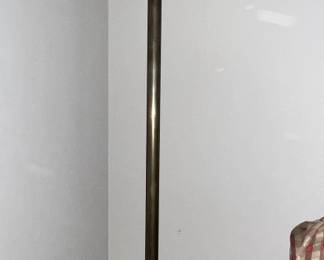 Vintage floor lamp (has milk glass shade/cover underneath)