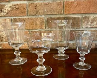Lenox crystal goblets