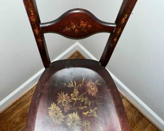 Detail of side chair seat