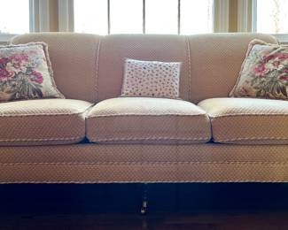 Hancock & Moore sofa with metal casters