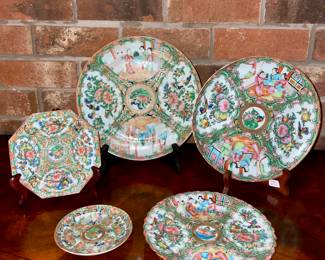 Rose Medallion plates