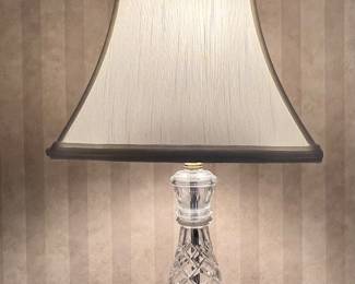Alternate view of crystal lamp