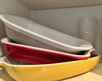 Various baking dishes