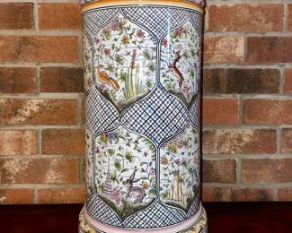 Porcelain umbrella stand
