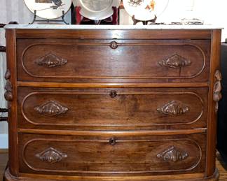 Alternate view of Eastlake chest of drawers