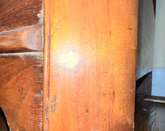 View of Eastlake dresser casters