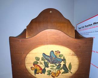 Wooden letter holder