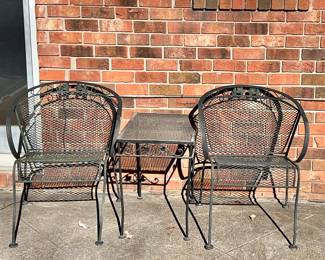 Vintage wrought iron patio furniture