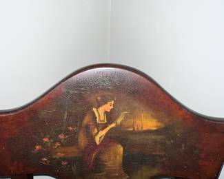 Detail of side chair back