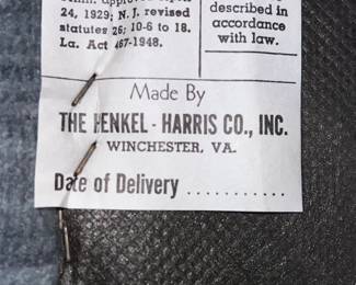 Maker's label