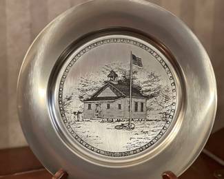 Darrell Koons pewter plate
