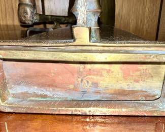 Brass sad iron