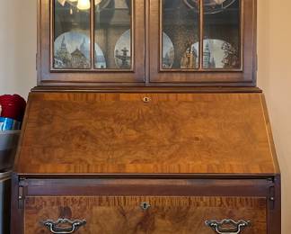 Maddox drop front secretary and bookcase