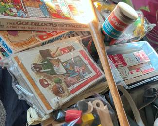 Vintage Toys & Wood Puzzles