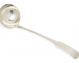 Lot 1059 Scotland Sterling Silver Soup Ladle 1827