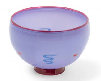 Lot 1017 Antonio Garcia (American, 20th/21st C.) Art Glass Bowl, 1997