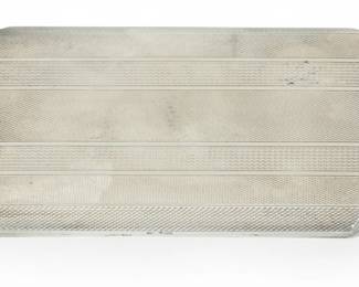 Lot 1038 German 885 Silver Cigarette Case, Ca. 1900
